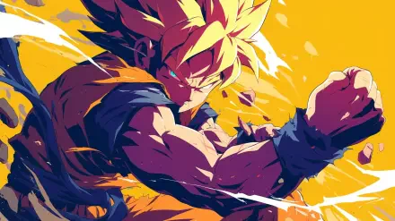 Anime Dragon Ball Z Goku Super Saiyan HD Desktop Wallpaper | Background Image