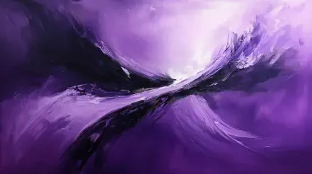 Abstract purple artwork featuring dynamic swirls and textures, creating a captivating visual experience. This 4K Ultra HD image works well as a desktop wallpaper or background.