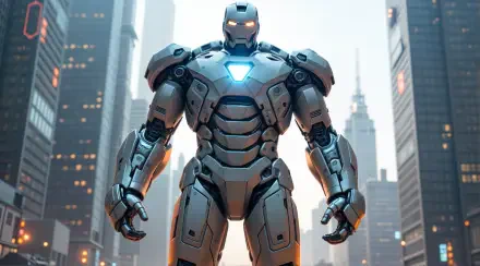  An overgrown and overgrown White Iron Man