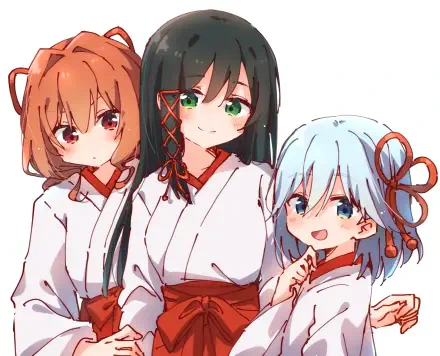 Anime Tying the Knot with an Amagami Sister Yae Amagami Yuna Amagami Asahi Amagami HD Desktop Wallpaper | Background Image