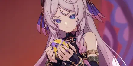 A high-definition desktop wallpaper featuring Citlali from Genshin Impact, showcasing her unique character design and captivating expression while holding a colorful orb.