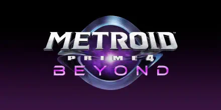 The image features the logo for Metroid Prime 4: Beyond, set against a vibrant background, designed as an HD PC desktop wallpaper and background for fans of the video game.