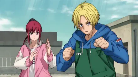 Anime Sakamoto Days Shin (Sakamoto Days) Lu Xiaotang HD Desktop Wallpaper | Background Image