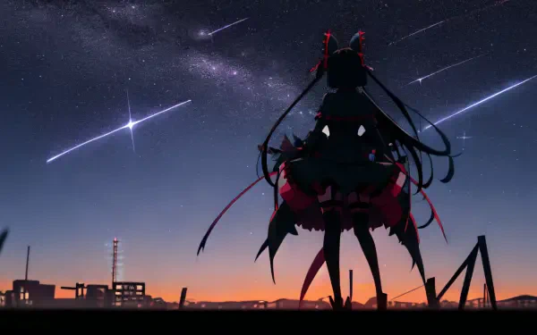 Rory Mercury Gate: Jieitai Kanochi nite Kaku Tatakaeri night AI Art HD Desktop Wallpaper | Background Image