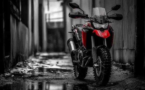 Honda 750 Africa Twin RD04 street Color Splash HD Desktop Wallpaper | Background Image