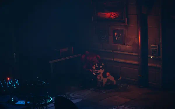 HD wallpaper from the video game Enigma of Fear, featuring a dimly lit scene with eerie decor and atmospheric lighting, evoking a sense of suspense and intrigue.