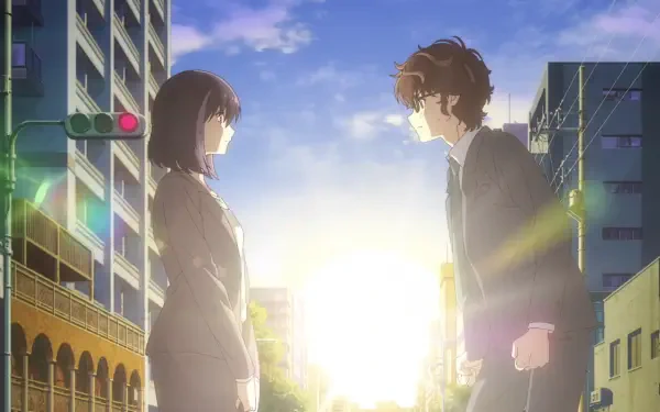 Anime 365 Days to the Wedding Rika Honjouji Takuya Oohara HD Desktop Wallpaper | Background Image