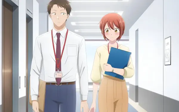 Anime I Have a Crush at Work Masugu Tateishi Yui Mitsuya HD Desktop Wallpaper | Background Image