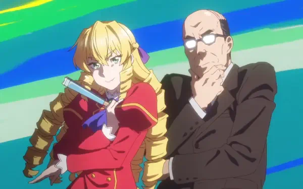 Anime From Bureaucrat to Villainess: Dad's Been Reincarnated! Grace Auvergne HD Desktop Wallpaper | Background Image