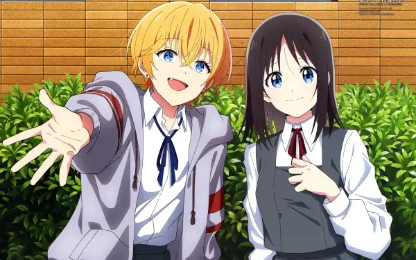 Anime Flower and Asura Hana Haruyama Mizuki Usurai HD Desktop Wallpaper | Background Image