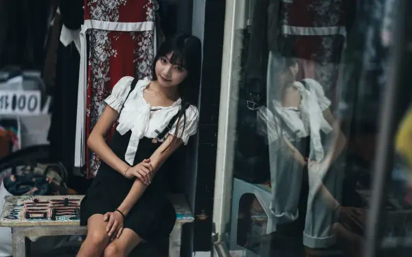 asian woman model cute HD Desktop Wallpaper | Background Image