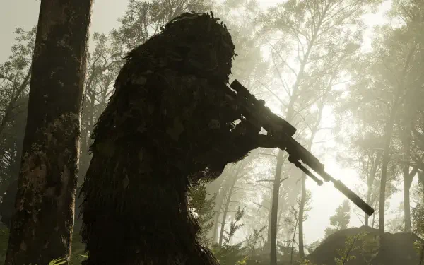 Tom Clancy's Ghost Recon Breakpoint Tom Clancy nature Ghillie suit tactical HD Desktop Wallpaper | Background Image