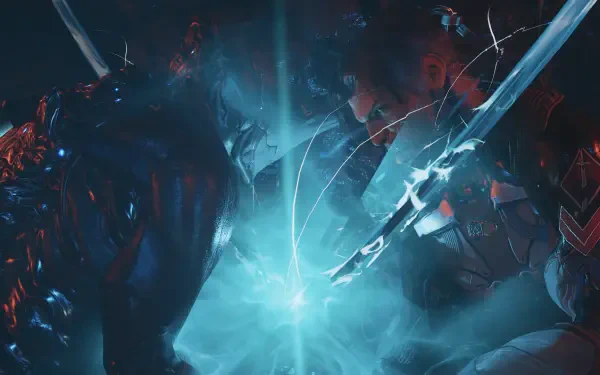 Warframe Void Space Warriors ninja video game HD Desktop Wallpaper | Background Image