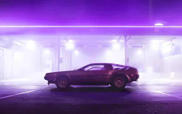 DMC DeLorean car HD Desktop Wallpaper | Background Image