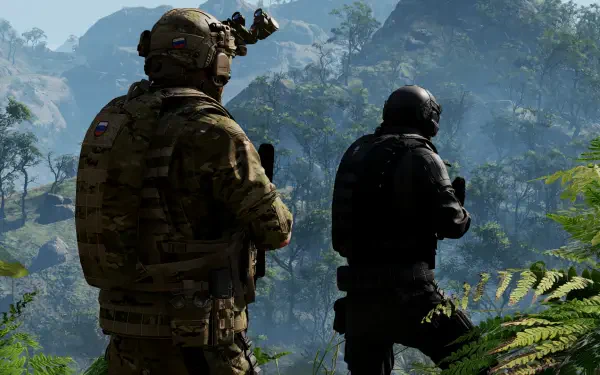 Tom Clancy's Ghost Recon Breakpoint tactical soldier video game nature HD Desktop Wallpaper | Background Image
