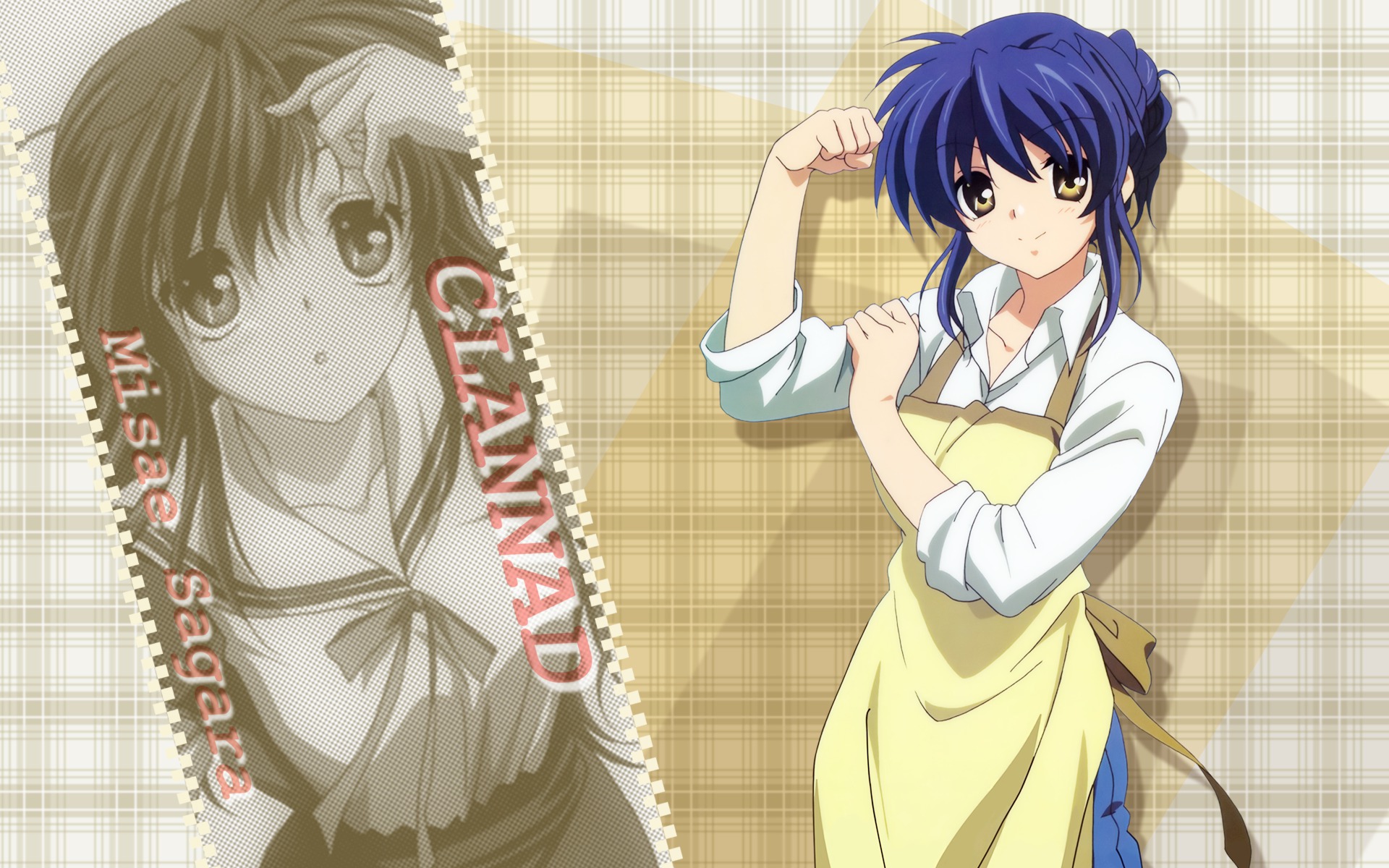 sunohara youhei and sagara misae (clannad)