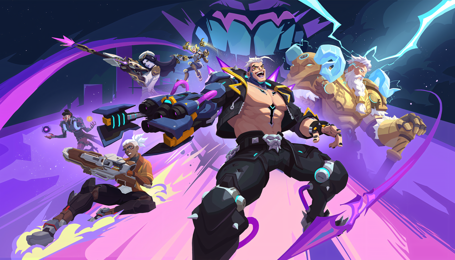 Download Overwatch 2 Overwatch Video Game Reinhardt (Overwatch) Hazard (Overwatch) 4k Ultra HD Wallpaper