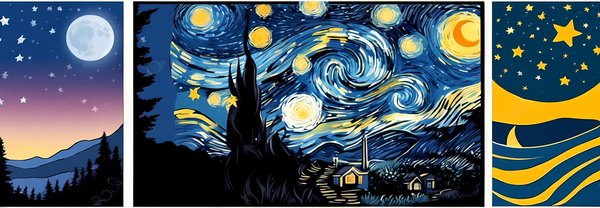 a starry night 006 tribute to Vincent by belzebu