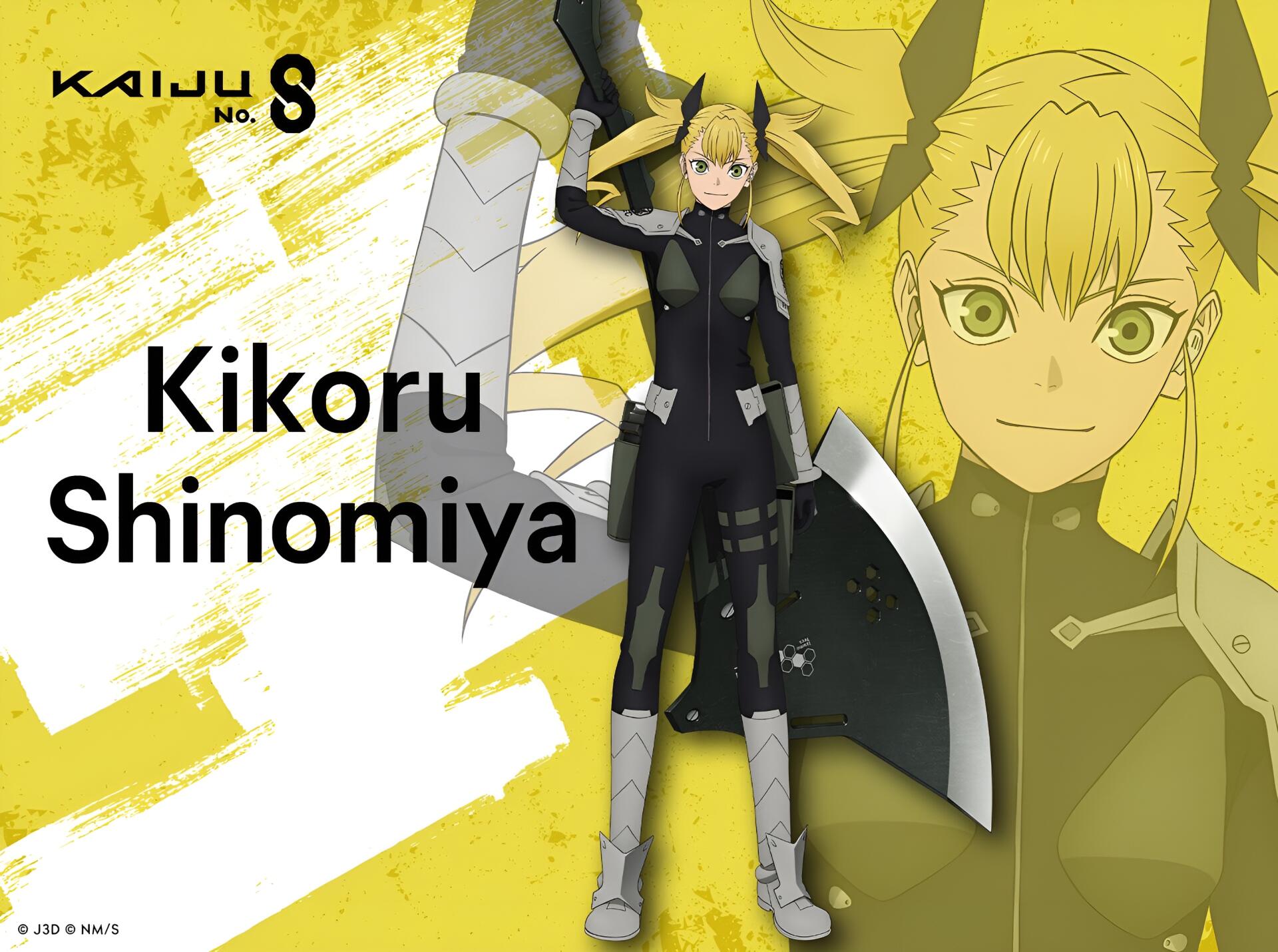 Download Anime Kaiju No. 8 Kikoru Shinomiya HD Wallpaper