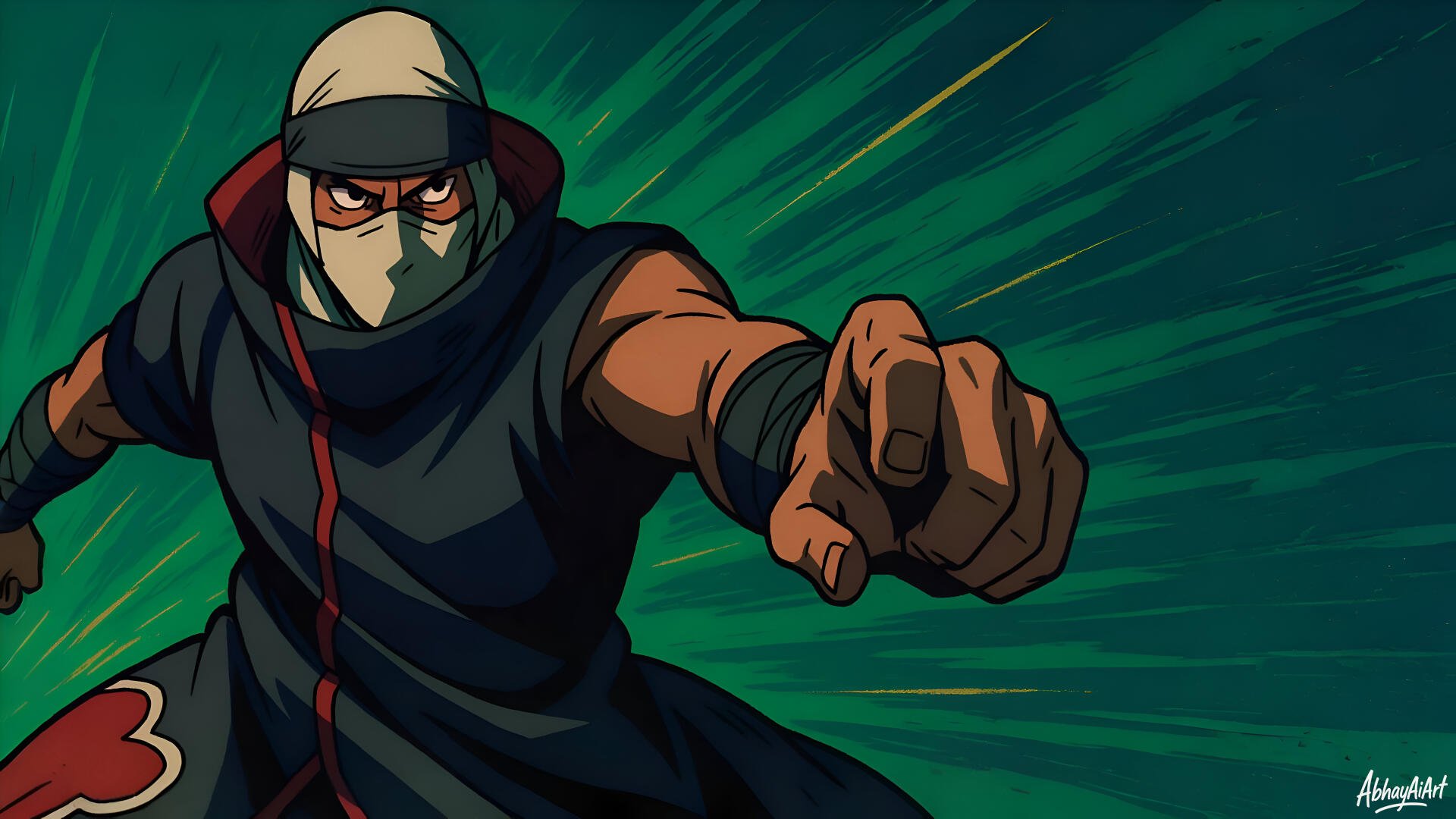 Kakuzu by AbhayAiArt