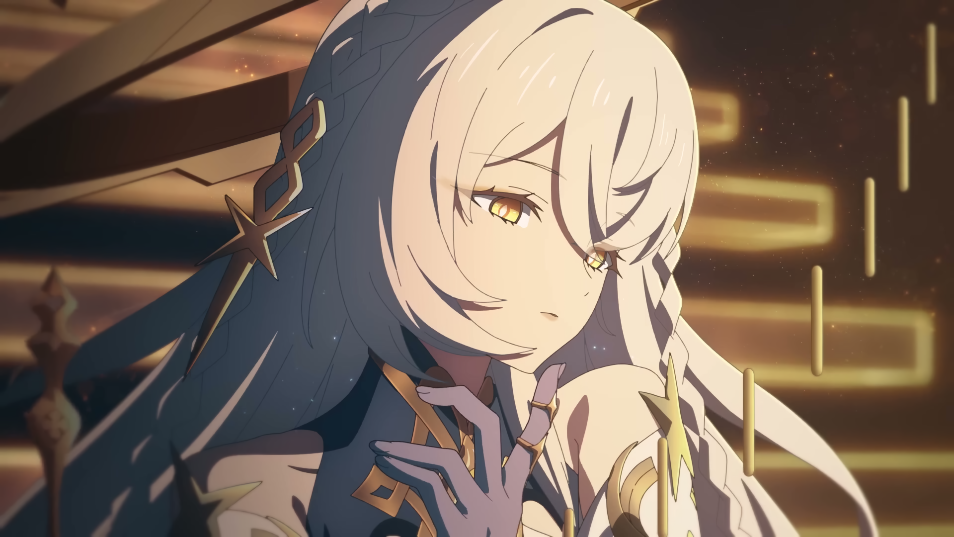 4K Ultra HD desktop wallpaper featuring Istaroth from the video game Genshin Impact in a detailed, atmospheric scene with warm lighting.