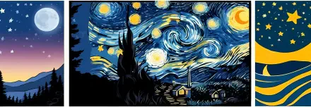  a starry night 006 tribute to Vincent