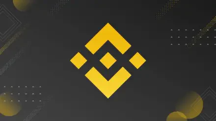 A sleek HD wallpaper featuring the Binance logo, embodying modern technology and cryptocurrency themes against a dark, dynamic background.