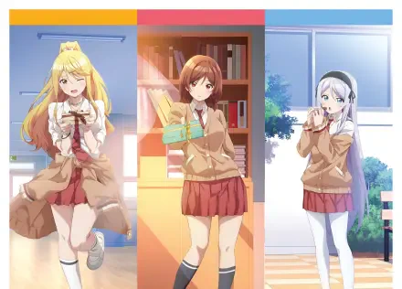 Anime I'm Getting Married to a Girl I Hate in My Class Himari Ishikura Akane Sakuramori Shisei Houjou HD Desktop Wallpaper | Background Image