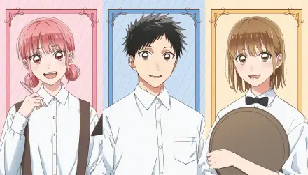 Anime Blue Box Hina Chouno Taiki Inomata Chinatsu Kano HD Desktop Wallpaper | Background Image