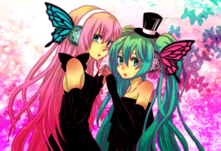 Magnet (Vocaloid) Luka Megurine Hatsune Miku Anime Vocaloid HD Desktop Wallpaper | Background Image