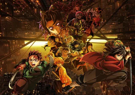 Anime Demon Slayer: Kimetsu no Yaiba Demon Slayer: Kimetsu No Yaiba - The Movie: Infinity Castle anime movie HD Desktop Wallpaper | Background Image