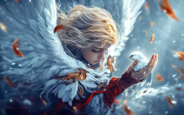 fantasy surreal prince bird HD Desktop Wallpaper | Background Image