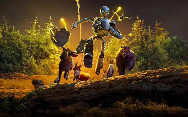 The Wild Robot HD Desktop Wallpaper | Background Image