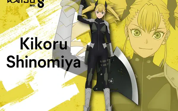 Anime Kaiju No. 8 Kikoru Shinomiya HD Desktop Wallpaper | Background Image