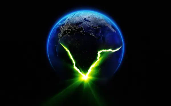 TV Show Alien: Earth Earth From Space HD Desktop Wallpaper | Background Image