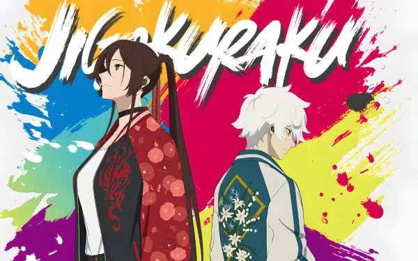 Anime Hell's Paradise Sagiri (Hell's Paradise) Gabimaru (Hell's Paradise) HD Desktop Wallpaper | Background Image