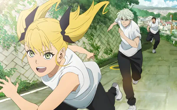 Anime Kaiju No. 8 Kikoru Shinomiya Reno Ichikawa Kafka Hibino HD Desktop Wallpaper | Background Image