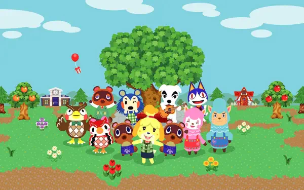 Animal Crossing HD Desktop Wallpaper | Background Image