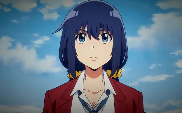 HD anime desktop wallpaper featuring Mashiro Nakanishi from Detectives These Days Are Crazy! against a blue sky background.