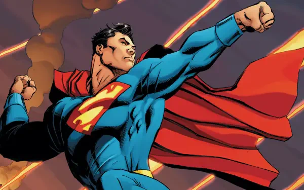 Superman: Up in the Sky HD Desktop Wallpaper | Background Image