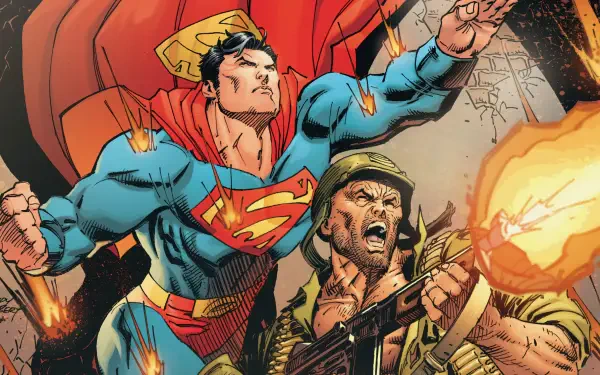 Superman: Up in the Sky HD Desktop Wallpaper | Background Image