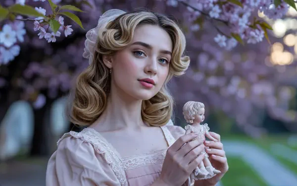 coquette woman HD Desktop Wallpaper | Background Image