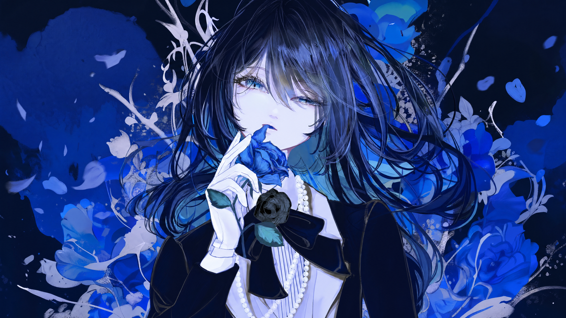 Blue Reverie — Ado‑Inspired 4K Ultra HD by QuantumCurator