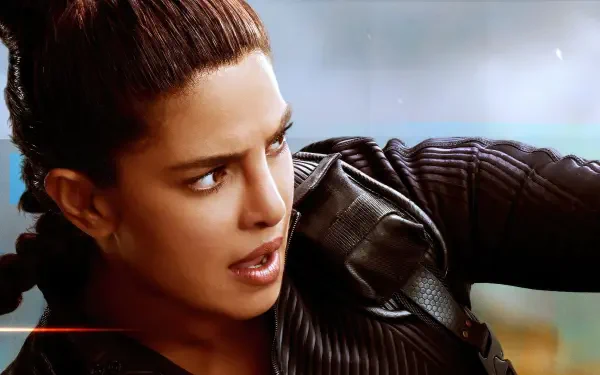 4K Ultra HD PC desktop wallpaper: close-up of a determined woman in tactical gear from the TV show Citadel.