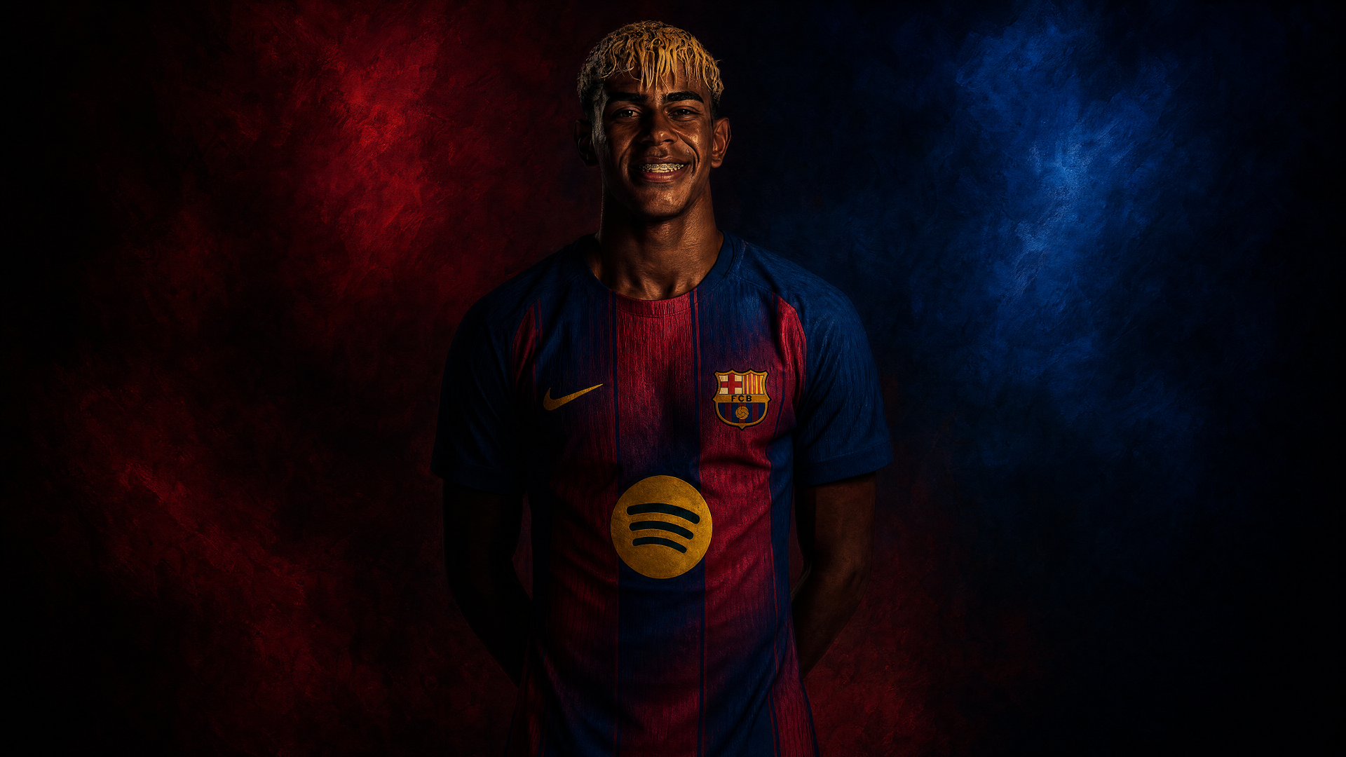 4K Ultra HD Wallpaper — Barcelona Young Star in Dramatic Light by QuantumCurator