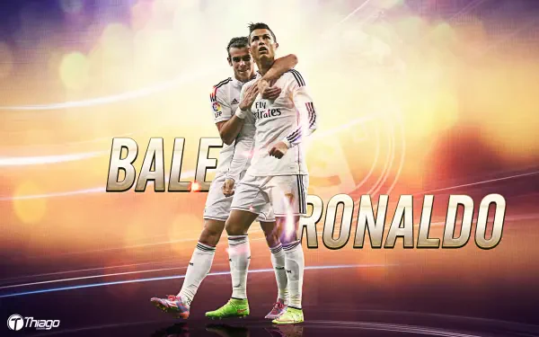 Cristiano Ronaldo Gareth Bale Real Madrid C.F. HD Desktop Wallpaper | Background Image