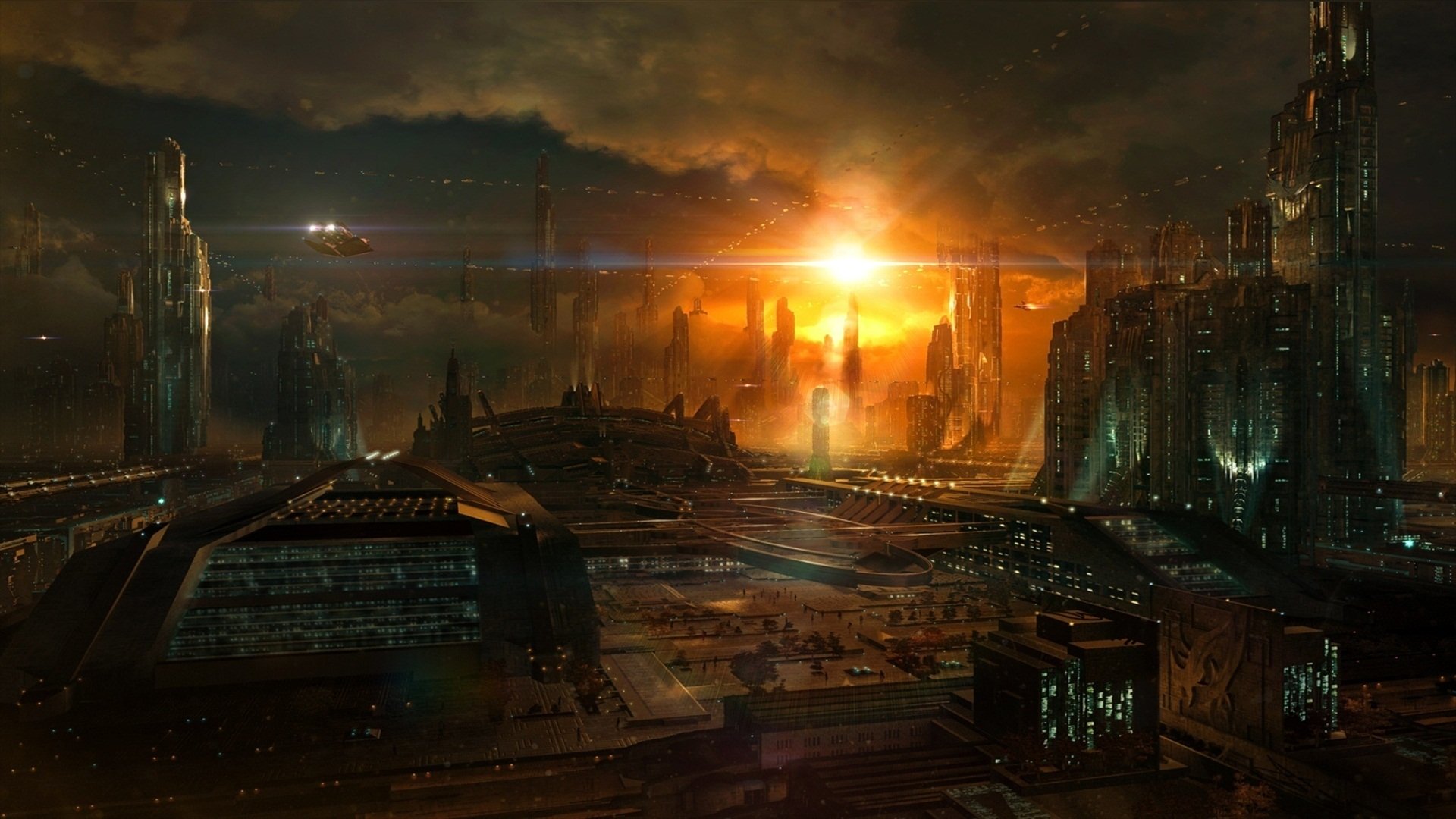 sci-fi-city-hd-wallpaper-background-image-1920x1080