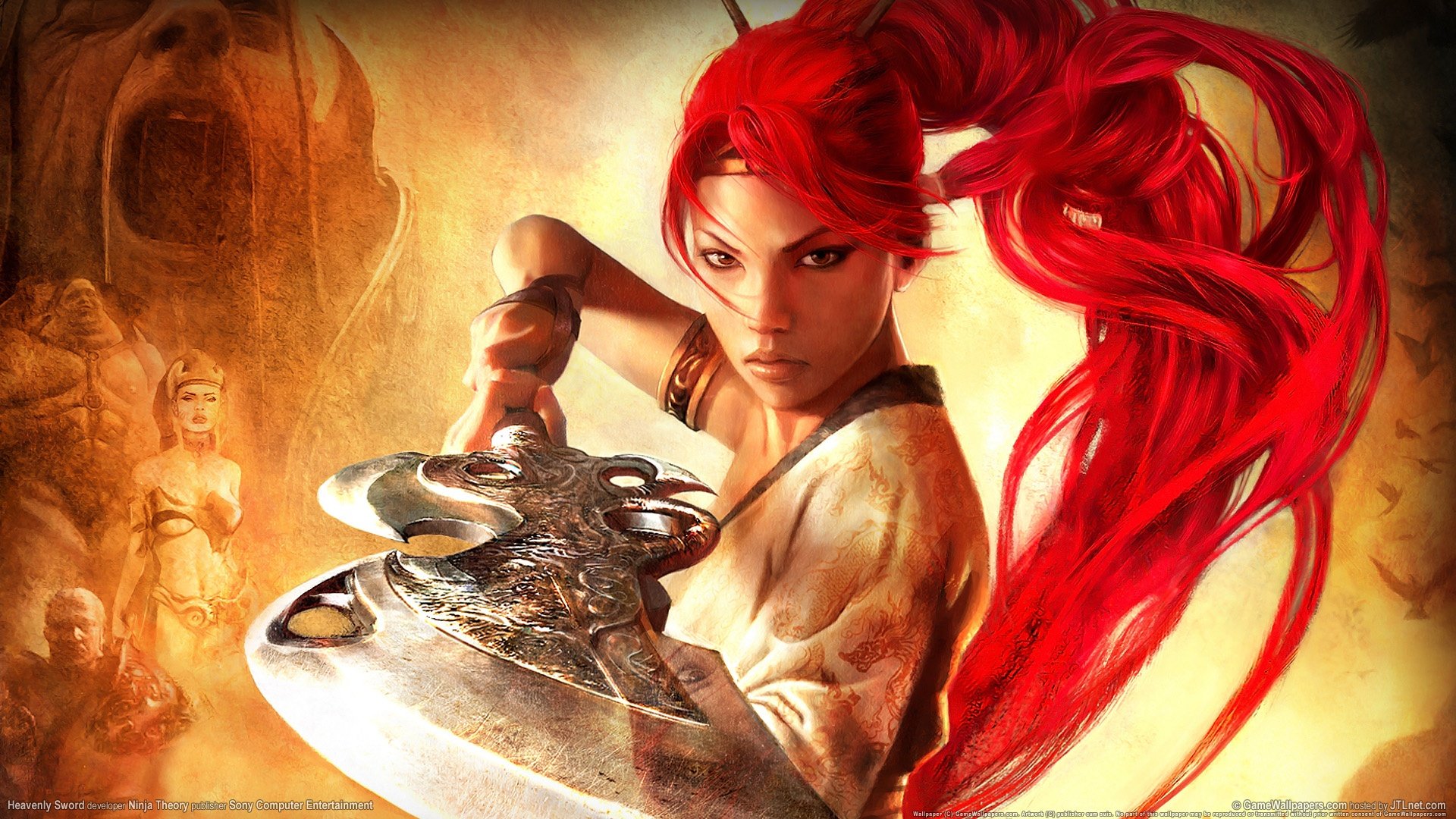 Download Warrior Video Game Heavenly Sword HD Wallpaper