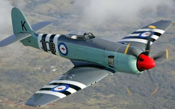 military aircraft hawker sea fury HD Desktop Wallpaper | Background Image