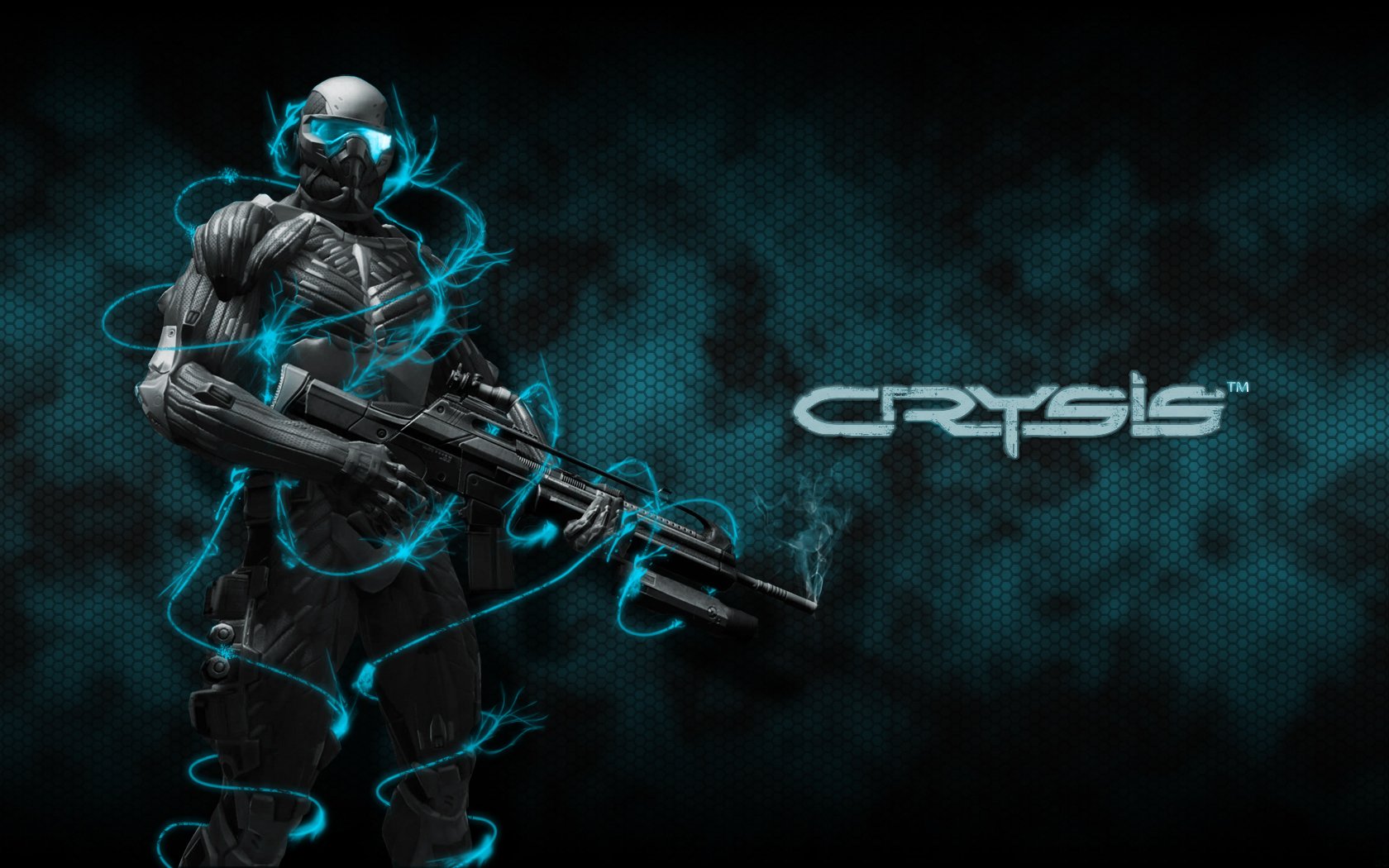 Download Gun Soldier Blue Video Game Crysis Wallpaper by Seargent Gasmaske